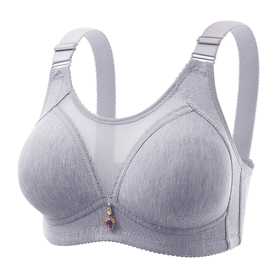 Bra for Women Comfortable Non-slip Push-up Sports Bra with Wide Shoulder Straps Chest Pad for Women Breathable lingerie RT220