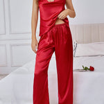 Two Piece Strap Jumpsuit Set Breathable Versatile Multi Color Options Comfortable Skin Friendly Outerwear Layering Two Piece Set RT220