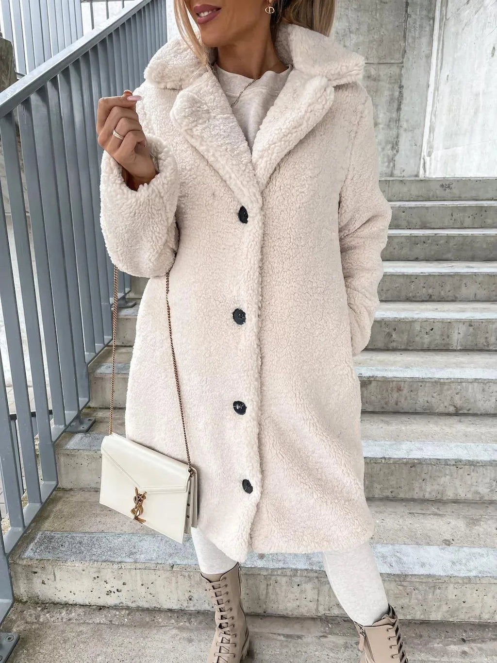 Women Faux Fur Thin Long Coat Warm Autumn Winter Teddy Female Casual Coat Oversized Soft Fluffy Fleece Jackets Overcoat RT220