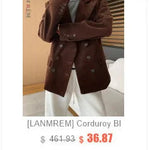 [LANMREM] Faux Fur Thick Warm Coats Lapel Single Breasted Office Lady Elegant Female Outwear Fashion 2025 Winter New 26C1095 RT220