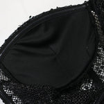 Long Dresses With Sleeves Strapless Sequin Womens Dresses See-through Elegant Party Evening Dress Birthday Prom Maxi Dress XSY22 RT220