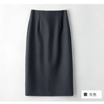 Office Lady Fashion Slim Solid Skirt Koreon Clothing Spring Summer Streetwear New High Waist Elegant Straight Midi Casual Skirts RT220