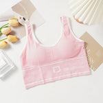 Bras For Women Sports Fitness Seamless Bra Tops Full Coverage Female Removable Wireless Bralette Breathable Bra RT220