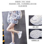 2025 Sneakers Women Platform Flat Shoes Woman Shoes Green Casual Trainers Ladies Chunky Sneakers Women Shoes RT220