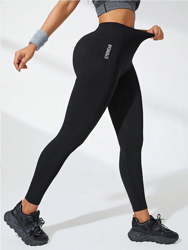 Women's Seamless Yoga Leggings High-Waisted Butt-Lifting Workout Leggings for Running Gym & Training  Activewear Slim Tights RT220