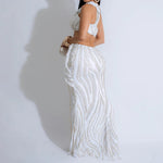 Sexy One-shoulder Long Summer Dress Sequin Birthday Holiday Elegant Party Evening Dresses Luxury Womens Prom Dresses XSY29 RT220