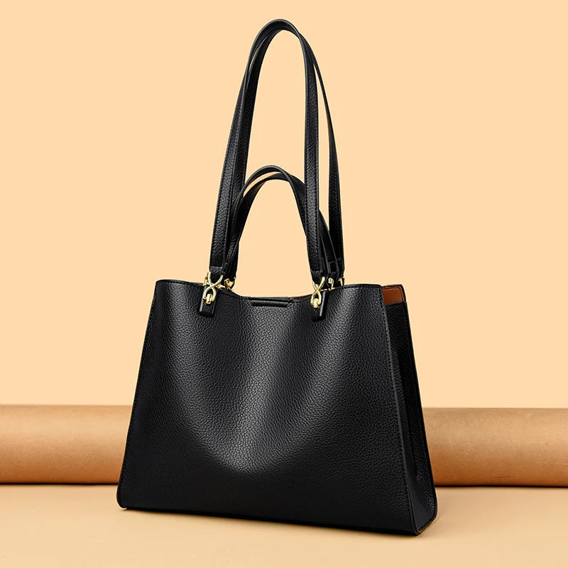 Genuine Brand Luxury Designer Women Bags High Quality Leather Shoulder Crossbody Messenger Tote Bag Large Handbag Purses RT220
