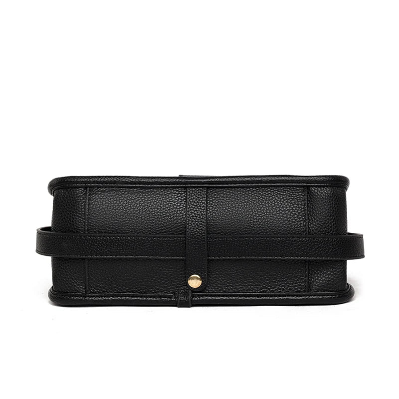 Soft Genuine Leather Messenger Bag Women Design Shoulder Crossbody Bag Purse Fashion Female High Quality Cow Leather Handbag New RT220