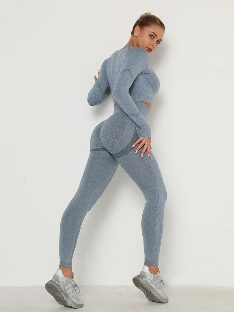 Women Seamless Workout Leggings High Waist Push Up Leggings Ladies Sexy Gym Legging Fashion Black Sports Leggings RT220