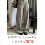 [LANMREM] Pleated Wool Shorts For Women High Waist Straight Office Lady Loose Clothing Korean Style 2025 Summer New 26D8692 RT220