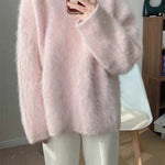 Women Sweater Womens Winter Sweaters Pullover Traf Female Knitting Overszie Long Sleeve Loose Knitted Outerwear Ropa De Mujer RT220