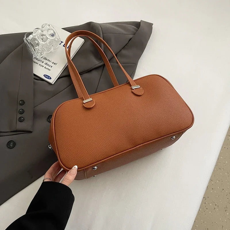 LEFTSIDE Fashion Retro Women Pillow Handbags and Purses 2025 Spring Luxury Leather Tote Bags Trend Females Shoulder Bags RT220