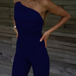 2024 Summer Europe and The United States Sexy Women's Solid Color Nightclub Jumpsuit Casual Pants RT220