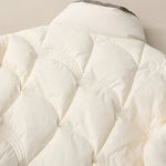 2024 Winter New Fashion Stand Collar X-Long Women Down Jackets Female Casual Loose Ultra Lightweigh White Duck Down Warm Coat RT220