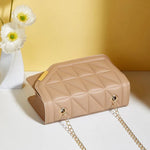 Black Luxury Handbags And Purse Women PU Leather Messenger Shoulder Bag Plaid Female Crossbody Bag Tassel Quilted Brand RT220