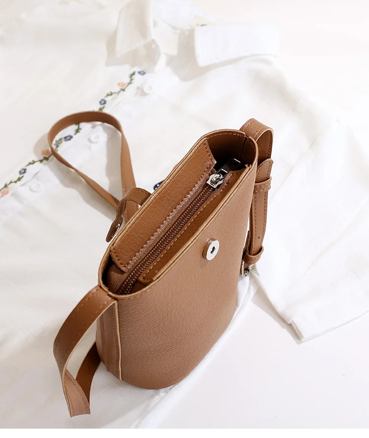 Fashion Women Handbags Female Soft Pu Leather Shoulder Bags Large Capacity Crossbody Bags for Women Portable Falp Phone Purse RT220