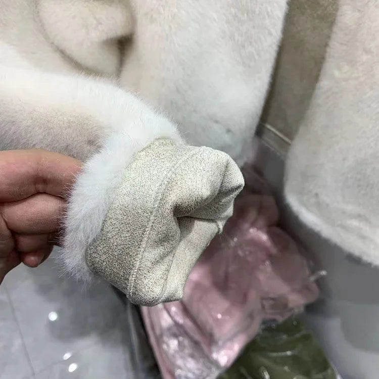 Women's Winter Warm Imitation Mink Fur Jacket Fashionable And Casual Style RT220